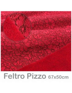 Feltro Pizzo 50x67cm ROSSO