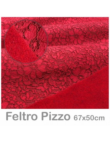 Feltro Pizzo 50x67cm ROSSO