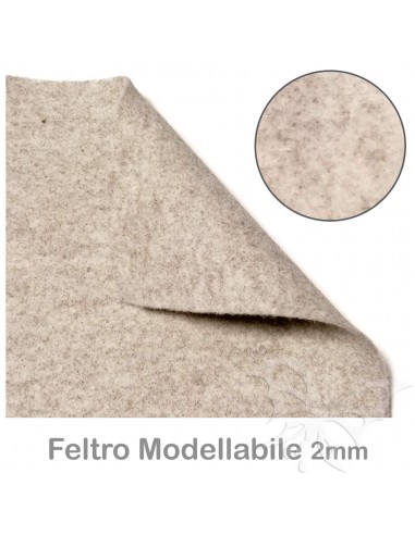 Feltro Modellabile 2mm 50x70cm LANA