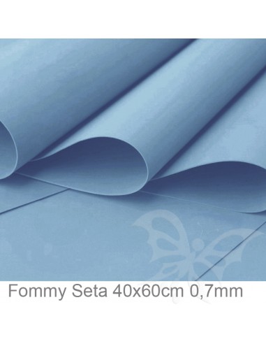 Fommy Seta 0,7mm 40x60cm - AZZURRO