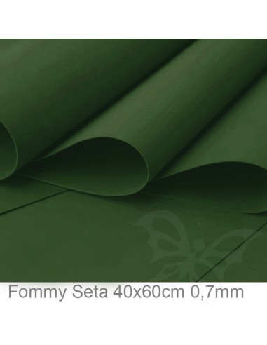 Fommy Seta 0,7mm 40x60cm - VERDE BOSCO