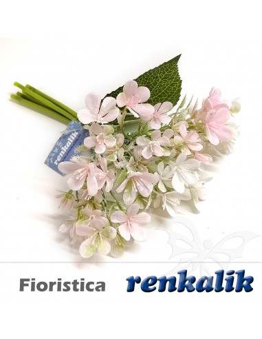 Silene Rosa mazzetto h26cm