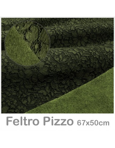 Feltro Pizzo 50x67cm VERDE EDERA