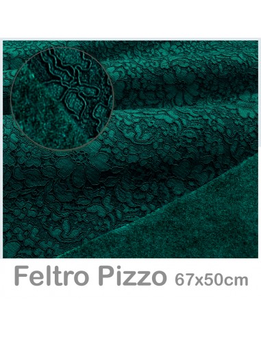 Feltro Pizzo 50x67cm Ottanio