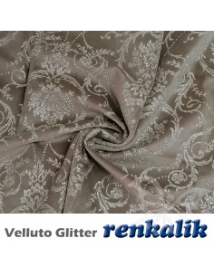 Velluto glitter DAMASCO...