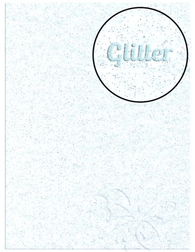 Feltro Glitter GHIACCIO 3mm 50x70cm
