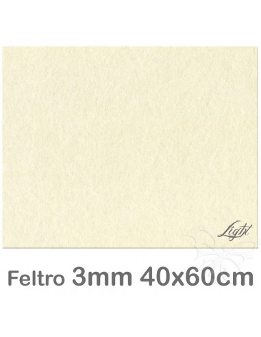 Feltro cm 40x60 mm3 CREMA