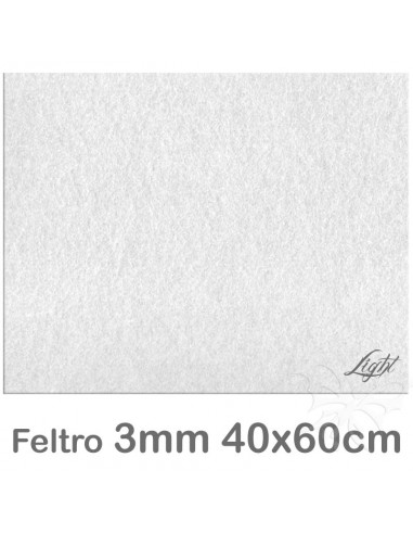Feltro cm 40x60 mm3 BIANCO
