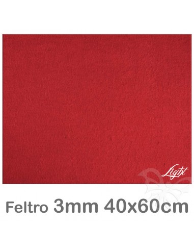 Feltro cm 40x60 mm3 ROSSO SCURO