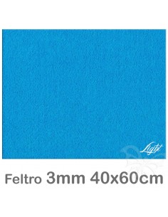 Feltro cm 40x60 mm3 AZZURRO