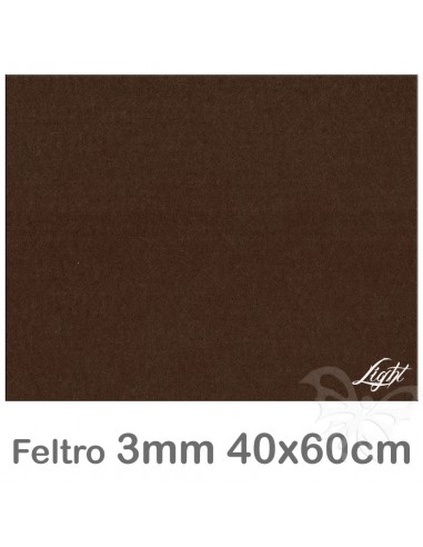 Feltro cm 40x60 mm3 MARRONE SCURO