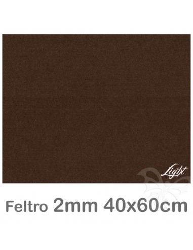 Feltro cm 40x60 mm2 MARRONE SCURO