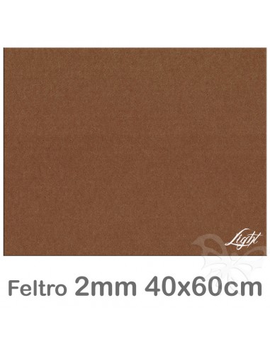 Feltro morbido cm 40x60 mm2 MARRONE