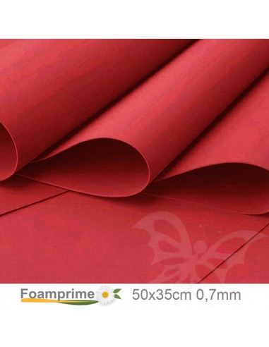 Foamprime 0,7mm 50x35cm - Rosso scuro