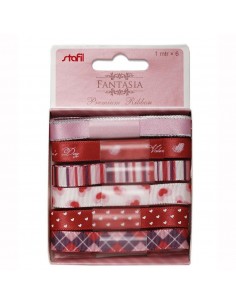 Set 6 nastri fantasia LOVE...
