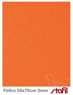 Feltro cm 50x70 mm3 ARANCIO...
