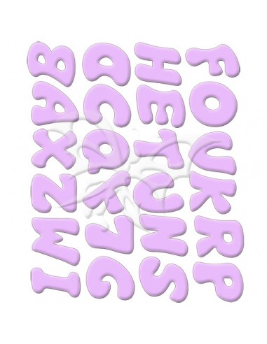 Set 3 Fustelle Artigianali per feltro XL - Alfabeto MAIUSCOLO