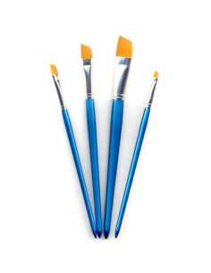Set 4 Pennelli sintetici...