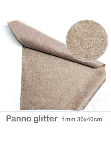 Panno GLITTER oro 30x40cm 1mm -...