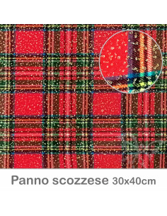 Pannolenci scozzese glitter...
