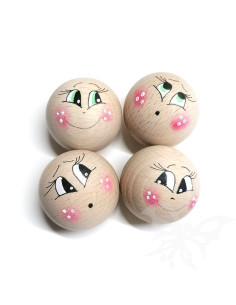 Set 4 Faccine in legno...