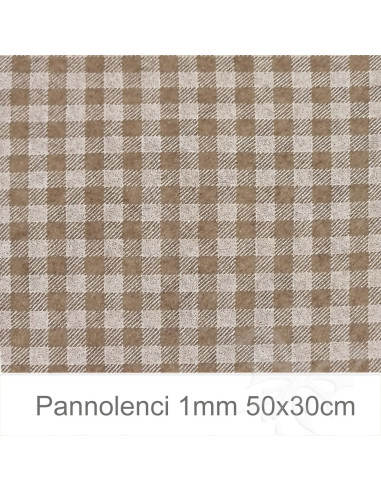 Pannolenci 50x30cm 1mm QUADRETTI -...