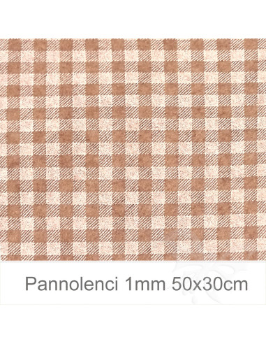 Pannolenci 50x30cm 1mm QUADRETTI -...