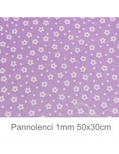 Pannolenci 50x30cm 1mm FIORELLINO -...