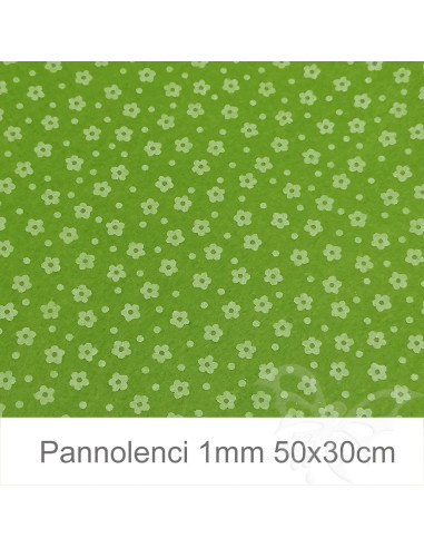 Pannolenci 50x30cm 1mm FIORELLINO -...