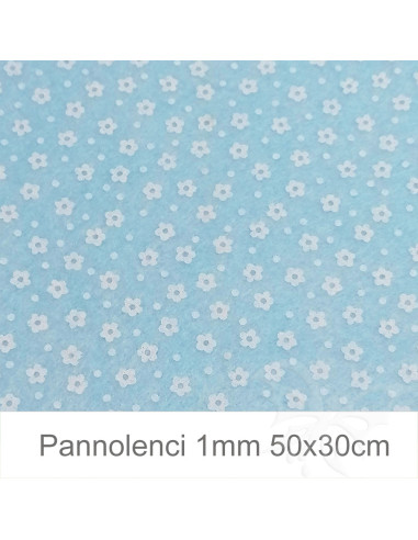 Pannolenci 50x30cm 1mm FIORELLINO -...