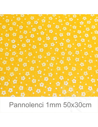 Pannolenci 50x30cm 1mm FIORELLINO -...