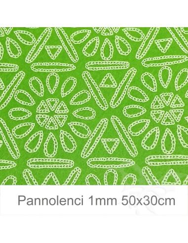 Pannolenci 50x30cm 1mm AZTECO - Verde...