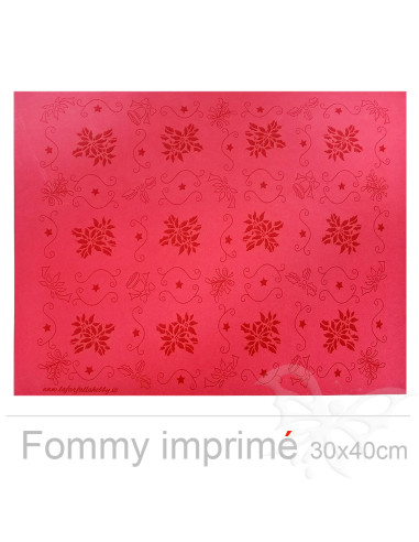 Foglio fommy imprimé "Rosso" 2mm 30x40cm