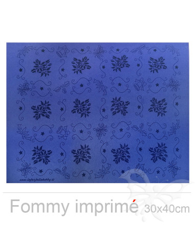 Foglio fommy imprimé "Blu Marine" 2mm...