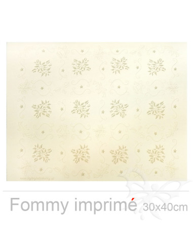 Foglio fommy imprimé "Crema" 2mm 30x40cm