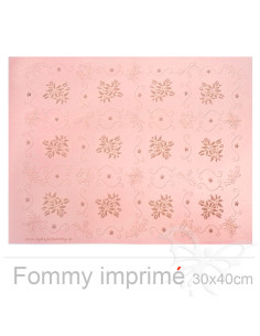 Foglio fommy imprimé "Rosa...