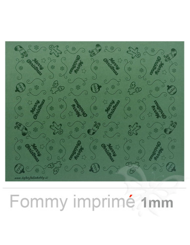 Fommy soft imprimé Chrismas"Verde...
