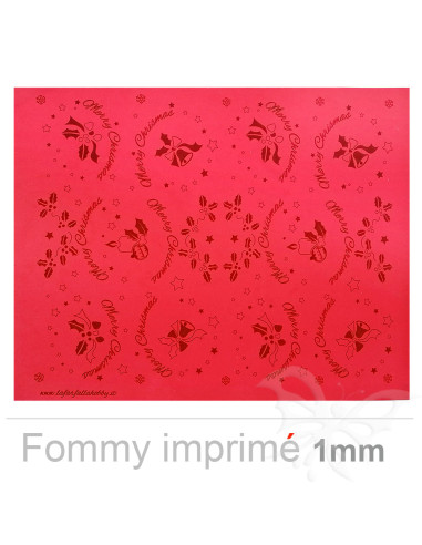 Fommy soft imprimé Chrismas2 "Rosso"...