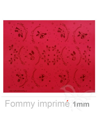 Fommy soft imprimé Chrismas2"Rosso...