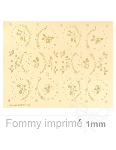 Fommy soft imprimé Chrismas2"Crema"...