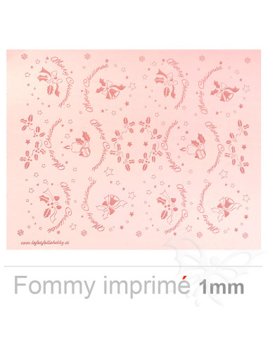 Fommy soft imprimé Chrismas2"Rosa...