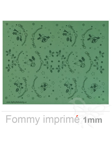 Fommy soft imprimé Chrismas2"Verde...