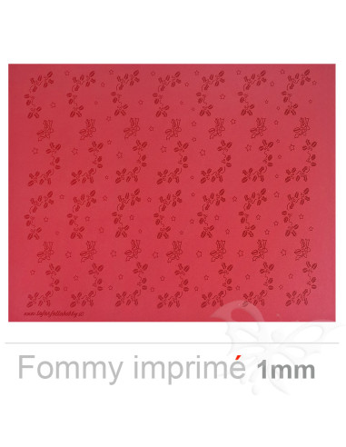 Fommy soft imprimé Agrifoglio "Rosso"...