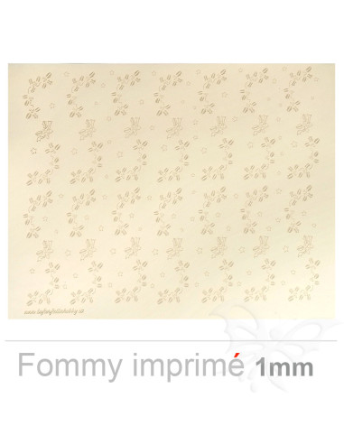 Fommy soft imprimé Agrifoglio"Crema"...