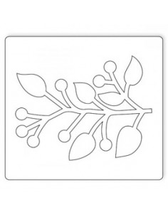 Fustella Bigz Sizzix Branch w leaves 2