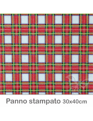 Pannolenci stampato scozzese 30x40cm 1mm