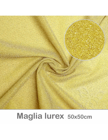 Maglina lurex 50x50cm - Oro