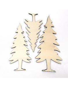 Set 3 abeti in multistrato