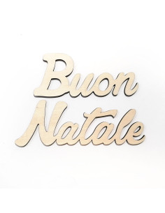 Scritta in LEGNO "BUON...