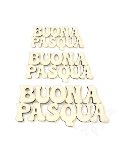 Set 3 scritte buona pasqua...